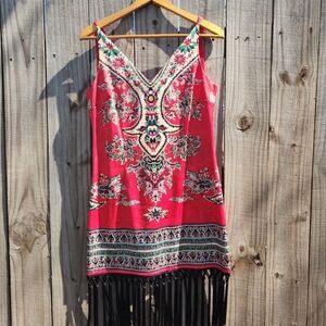 Vintage Linda Segal Fringed Dress